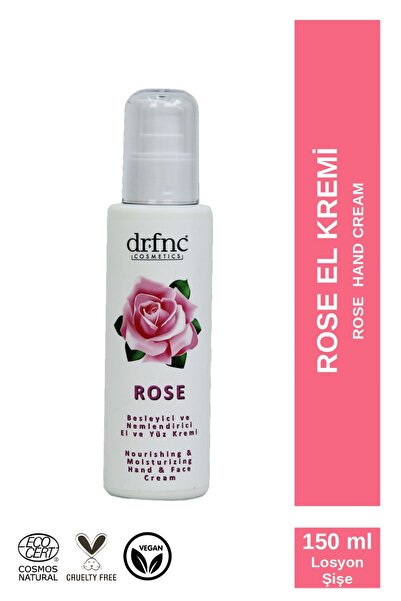 dr.fnc ECOCERT Sertifikalı Besleyici ve Nemlendirici Doğal Gül El Kremi -Ispa...