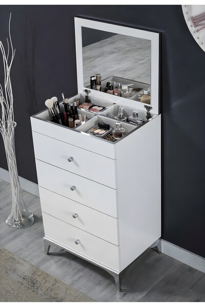 Sare Home Arya Aynalı Makyaj Şifonyer