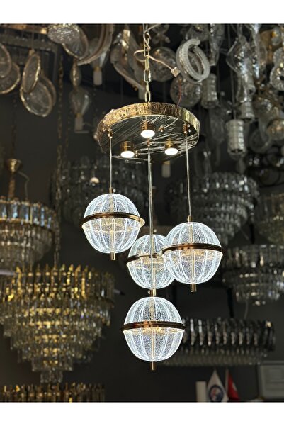 Led 4 SARKIT LÜX AVİZE 3 IŞIK SEÇENEĞİ