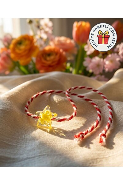 CherryPop Takı Marteniçka İp Bileklik - Yıldız Şans Bilekliği