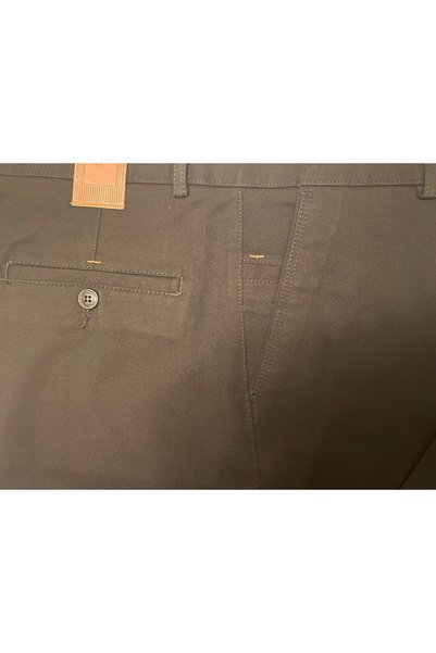 Gruva Men's Regular Fit Regular Cut Lycra Flexible Comfortable High Waist Gabardine Linen Trousers