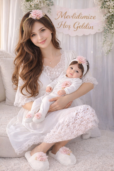 Sitilin مجموعة شباشب الأمومة 6598