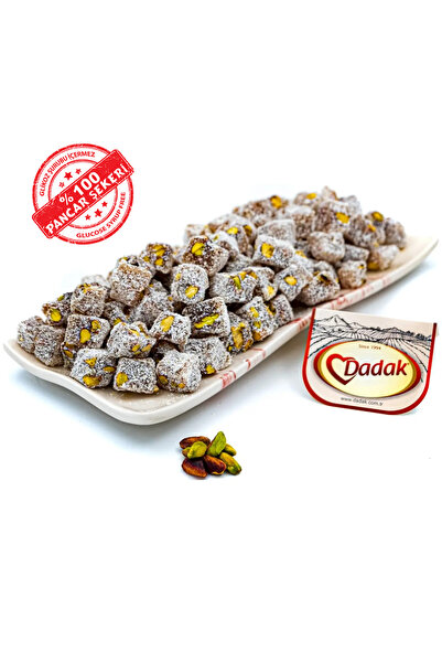 Dadak Lokum ve Kuruyemiş 200 جرام حلقوم تركي صغير - محمص مزدوج، بالفستق