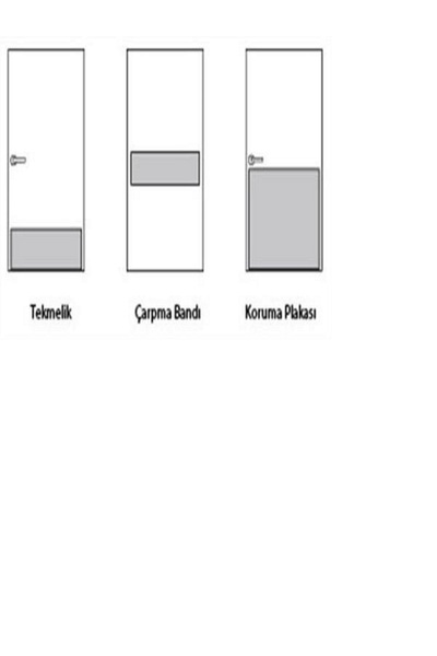 VİVA Kapı Tekmeliği 1mm 2cmx20cmx100cm L Plaka