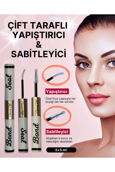 Genel Markalar Çift taraflı Yapıştırıcı & Sabitleyici ;Şeffaf express kirpik ...