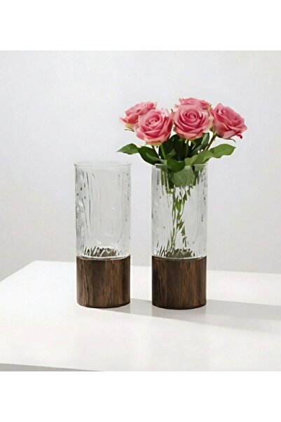 Amentes مزهرية زجاجية من نوع أوريغامي - قطعة واحدة