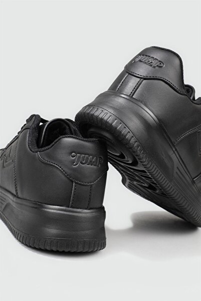 Jump 21516 Unisex Siyah Kömür Ortopedi Günlük Sneaker Yürüyüş Spor Ayakkabı 22233