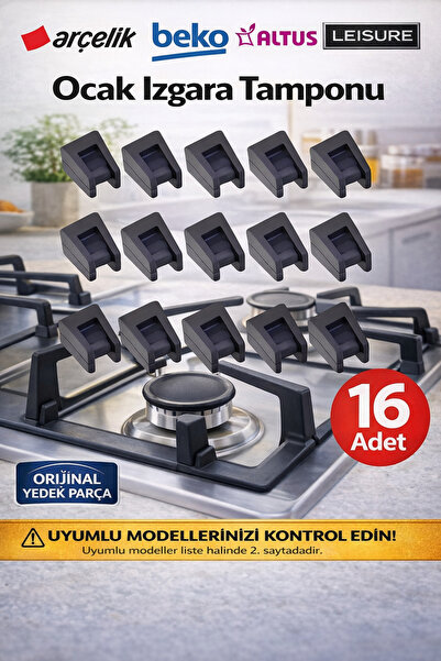 Arçelik Ocak  Izgara Lastiği Tampon Lastik Conta 16 Adet 155261022