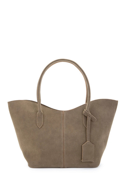 GENCOBAG حقيبة كتف نسائية من جلد الغزال - حقيبة حمل كبيرة الحجم، أنيقة ومتينة...