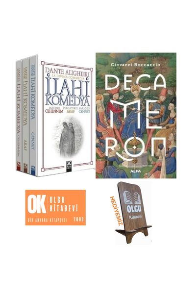Altın Kitaplar Ilahi Komedya 3’lü Set - Özel Kutulu - Decameron / 2 Kitap Set...