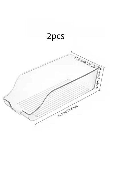 İNCİ COLLECTİON منظم ثلاجة الفواكه والخضروات 2 قطع