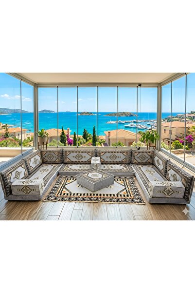 ademircan gri saraylı takım (süngerli)