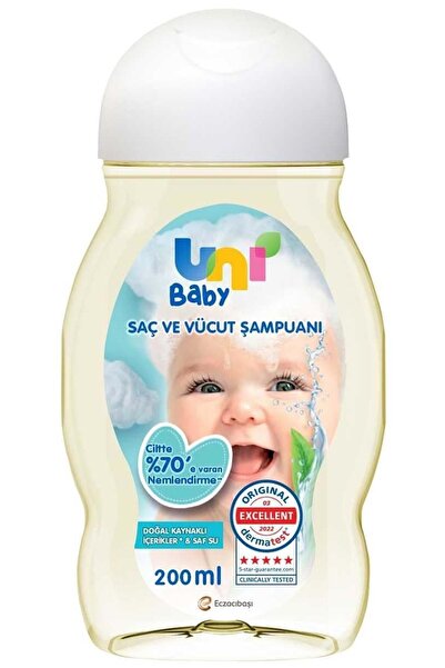 Uni Baby Baby Hair and Body Shampoo 200ml Classic