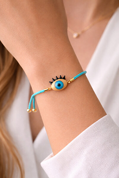 ADAMODART سوار من الخرز الزجاجي المورانو مع حبل قابل للتعديل