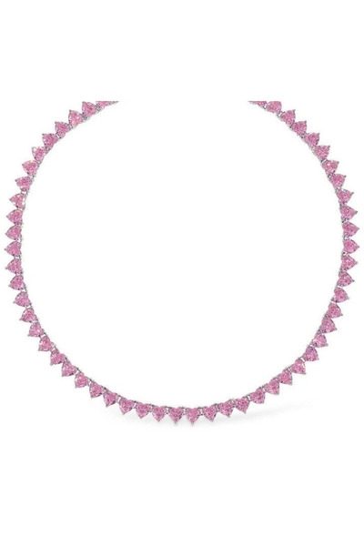 ElectraStore Colier Tennis Cu Cristale Roz Strălucitoare - C4110