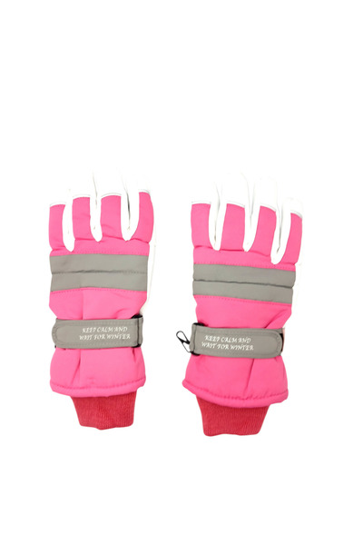 Suyutti Kadın Reflektörlü Su Geçirmez Kar Kayak Eldiveni | İçi Polarlı Bilek ...