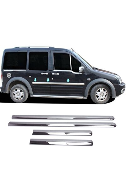 MYTUNİNG Ford Connect 2002-2013 Arası Krom Yan Kapı Çıtası 4 kapı P.Çelik Kıs...