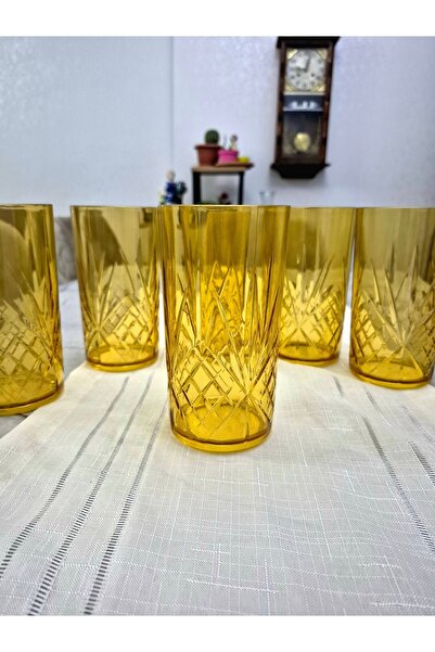 Avantaj Kapıda مجموعة من 6 أكواب مشروبات غازية من الأكريليك (ليست زجاجية) - |...