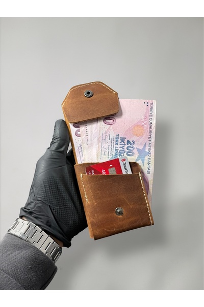 NZCLUB 100% Genuine Crazy Leather Handmade Minimalist Wallet - Crazy Leather ...