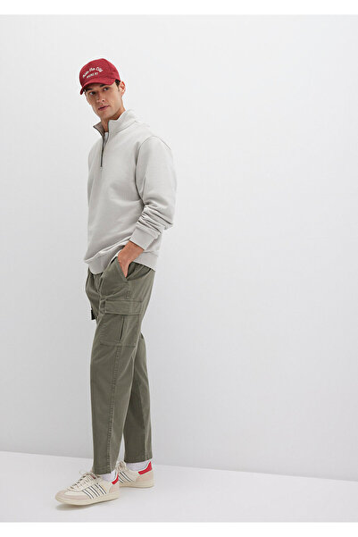 Mavi Muške kaki zelene kargo pantalone M0010552-85485