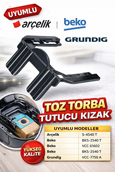 Arçelik S 4540 t - Compatible Dust and Bag Holder Sled 9178008723