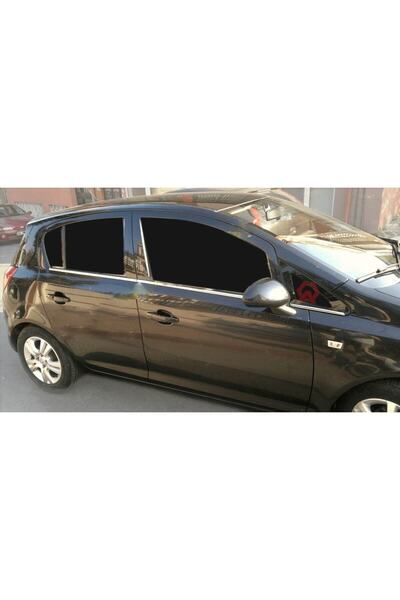 AKTİF OTO KROM Opel Corsa D Cam Çıtası Krom 6 Parça 2006-2015