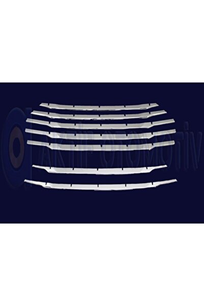 AKTİF OTO KROM Courier Ön Panjur Krom 7 Parça 2018 Ve Üstü Yeni Kasa