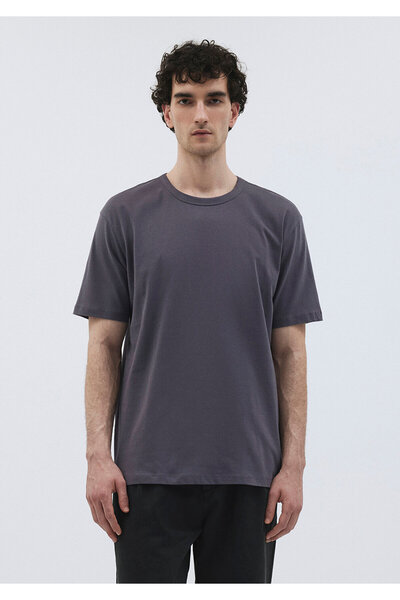 Mavi Antrasit Premium Basic Tişört Loose Fit / Bol Rahat Kesim 0612149-80932