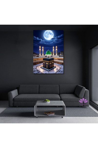 LİLYHOBBYLAND Sayılarla Boyama Seti Kasnağa Gerili İslami Eserler 35X50 cm-Kâ...