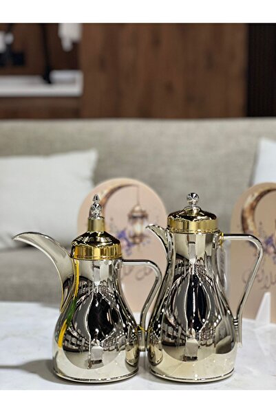 sahal aloula طقم ترامس سماء فضي لماع