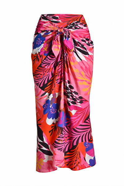 laviyonsa Cotton Satin Multicolor Long Pareo 160*110 cm