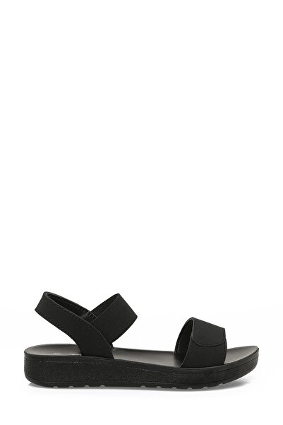 Polaris 409107.Z6FX Crne ženske cipele ravne Sandale