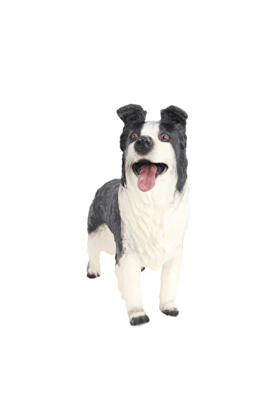 MEGA Model Köpek Siyah Beyaz Lessie