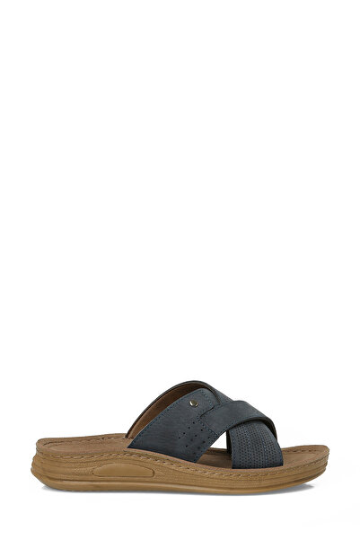 Polaris 410025.M6Fx Navy Blue Men's Slipper