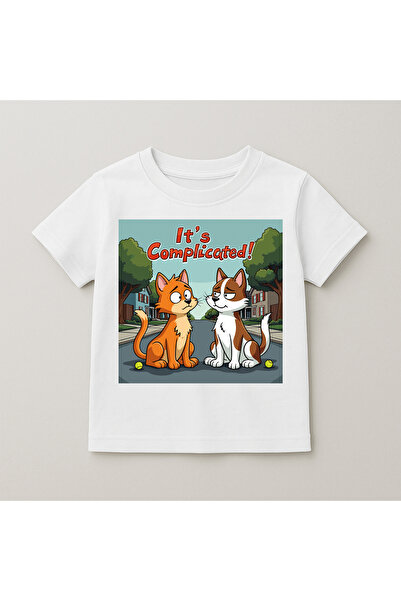 t-show تيشيرت للأطفال بأكمام قصيرة من Cute Cats/ Cute Cats مطبوع PREMIUM برقب...