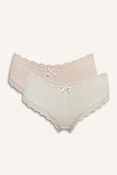 DeFacto dantelă Chiloți Hipster Micro 2li Detaliați F0236AX26SP