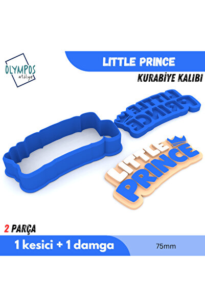 Olympos Atölye Little Prince - Baby Shower 75mm |   Cookies - Sugar Dough - P...