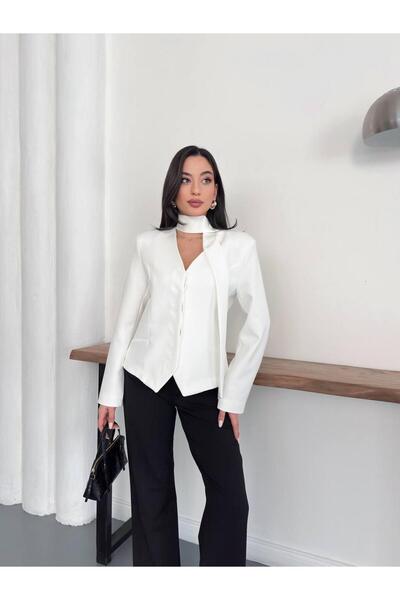 ALVOR Shoulder Pad Li Fular Detail Design Jacket