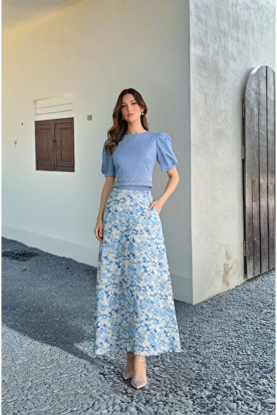 ABHARNI Blue Jewel Set