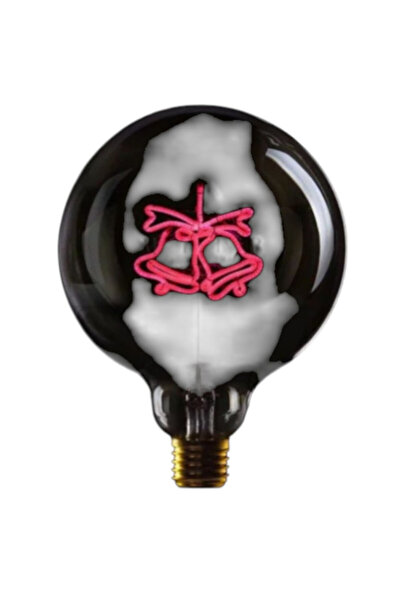 MITB XMAS BELLS - LED GLASS BULB - CLEAR GLASS/RED - Ø70 × H110 MM