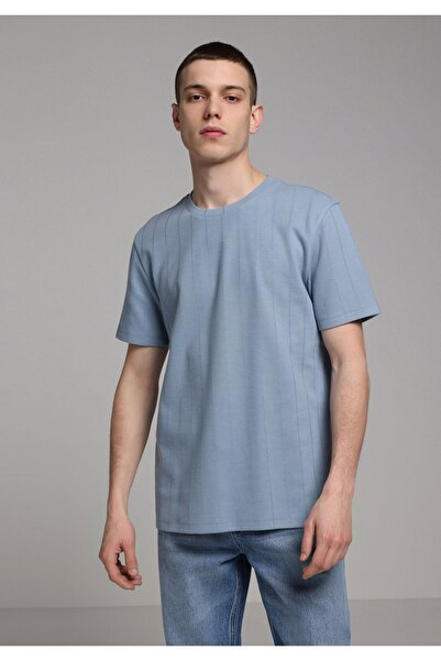 Colin's Obična muška plava majica kratkih rukava sa okruglim izrezom