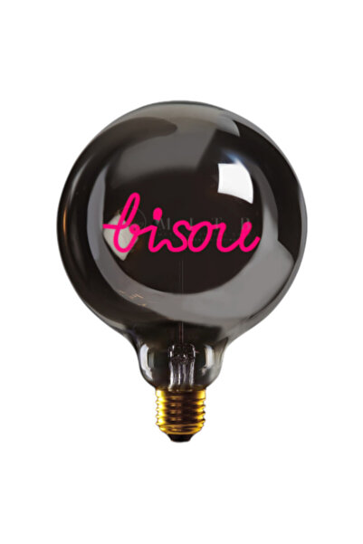 MITB BISOU – ROUGE FUMÉ LED BULB – Ø70 × H110 mm