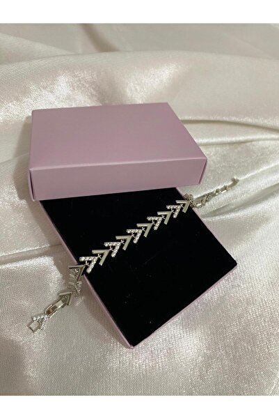 Ezremu Store Silver cm Bracelet with Stones