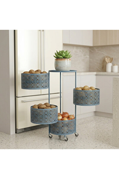 ayyıldız dekor organizasyon ekipmanları imalat Soft Sky Mavisi Metal Açılır 4...