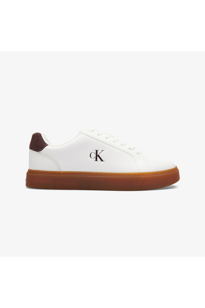 Calvin Klein Classic Cupsole Laceup Erkek Beyaz Sneaker
