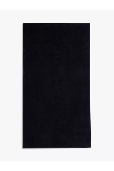 Tommy Hilfiger Unisex 100% Cotton Pack Plain Pattern Navy Blue Towel Uu0Uu001...