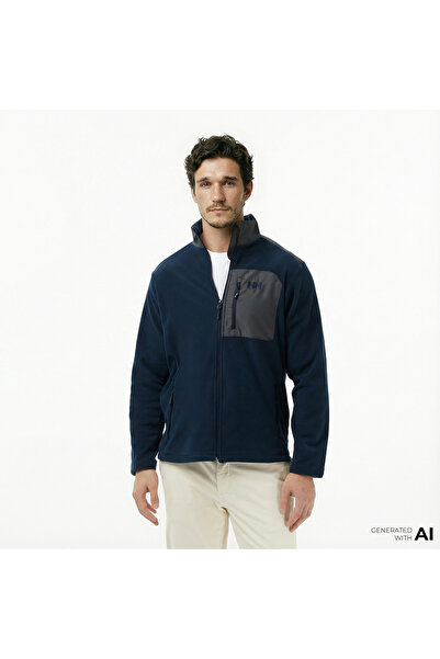 Helly Hansen Block Fullzip Polar Erkek Lacivert Ceket