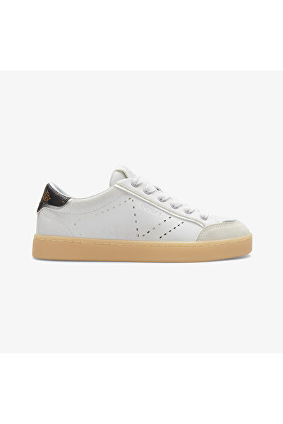 Guess Jhell Deri Kadın Beyaz Sneaker