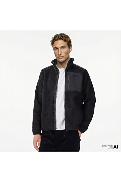 Helly Hansen Panorama Pile Block Erkek Siyah Ceket