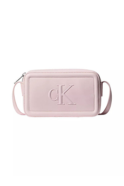 Calvin Klein Women's Shiny Ck Logo Zippered Adjustable Shoulder Strap Multi S...
